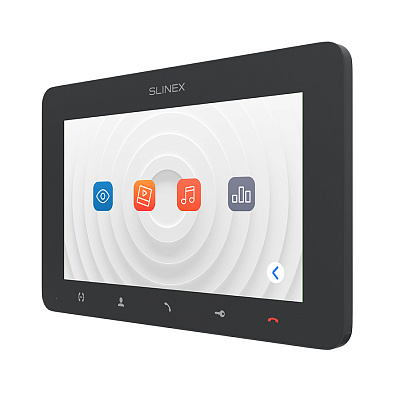 картинка Slinex SM-07MHD цвет графит 7" Компактный видеодомофон с функцией памяти от компании Intant